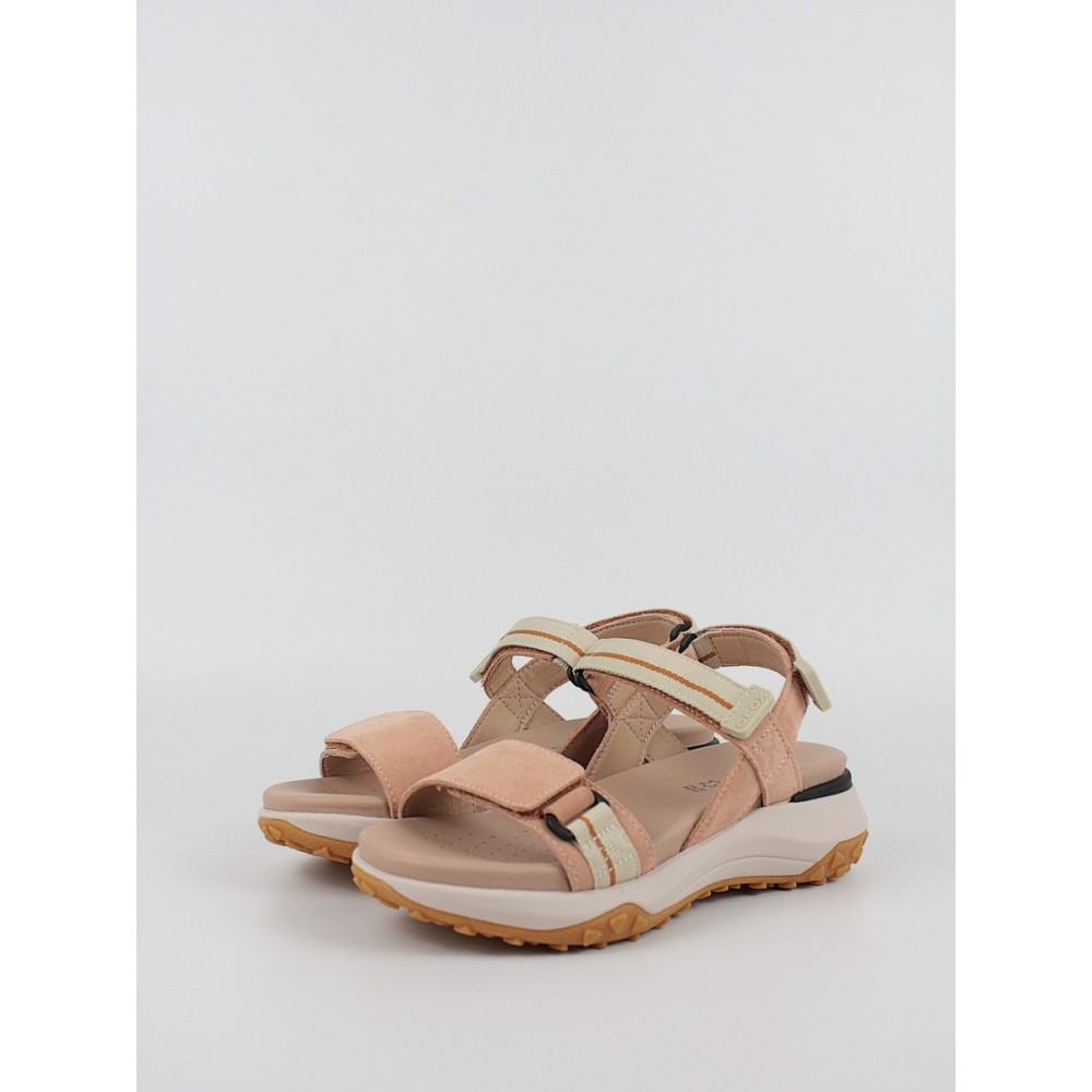 Women's Sandals Geox Sorapis + Grip D35TBB 02011 C8155 Peach/Biege