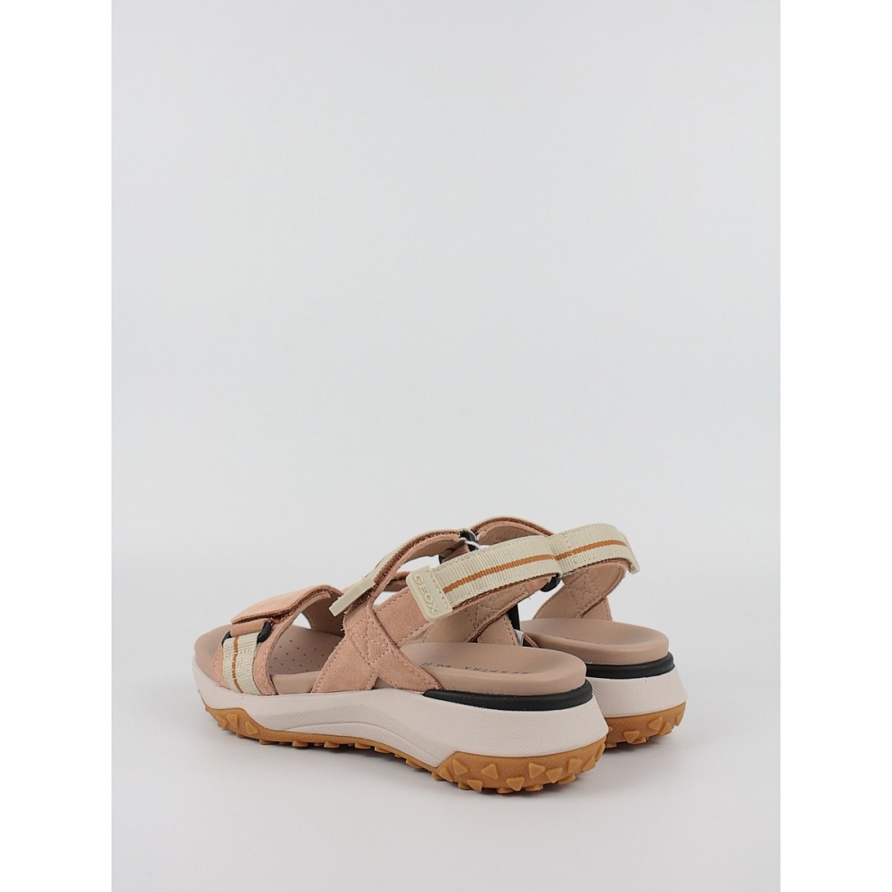 Women's Sandals Geox Sorapis + Grip D35TBB 02011 C8155 Peach/Biege