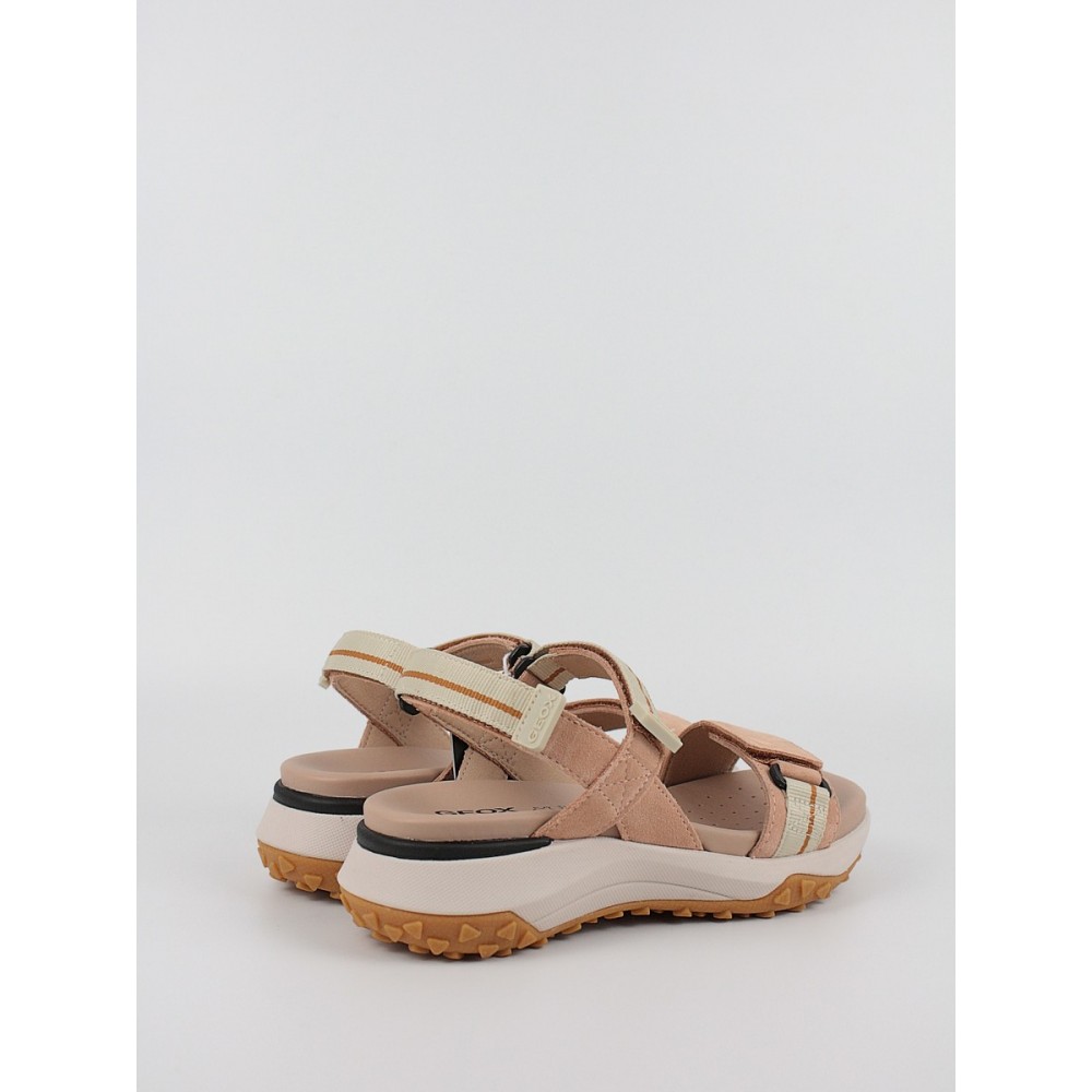 Women's Sandals Geox Sorapis + Grip D35TBB 02011 C8155 Peach/Biege