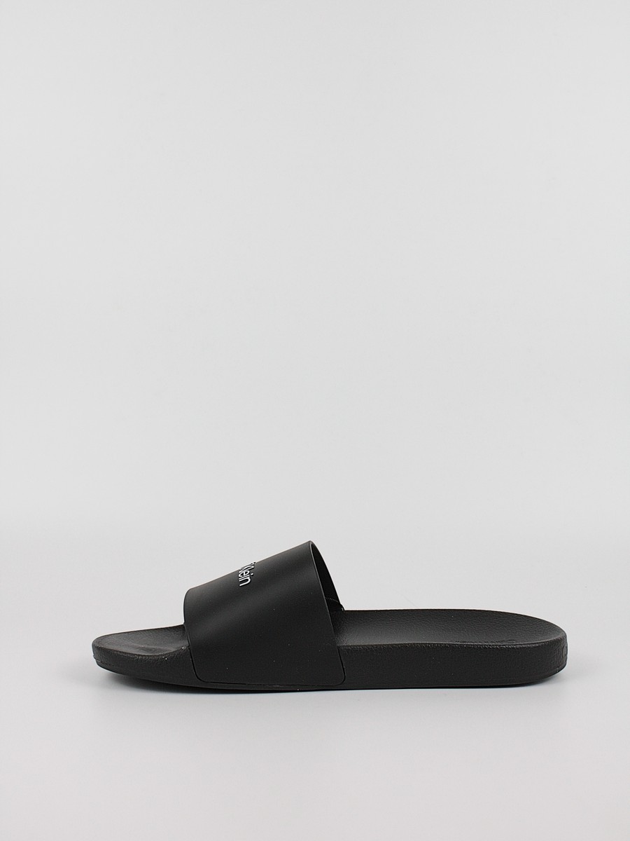 Men's Flip Flops Calvin KLein Pool Slide HM0HM00455-BEH Black