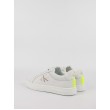 Women's Sneakers Calvin KLein Classic Cupsole Fluo Contrast Wn YW0YW00912-0LA White