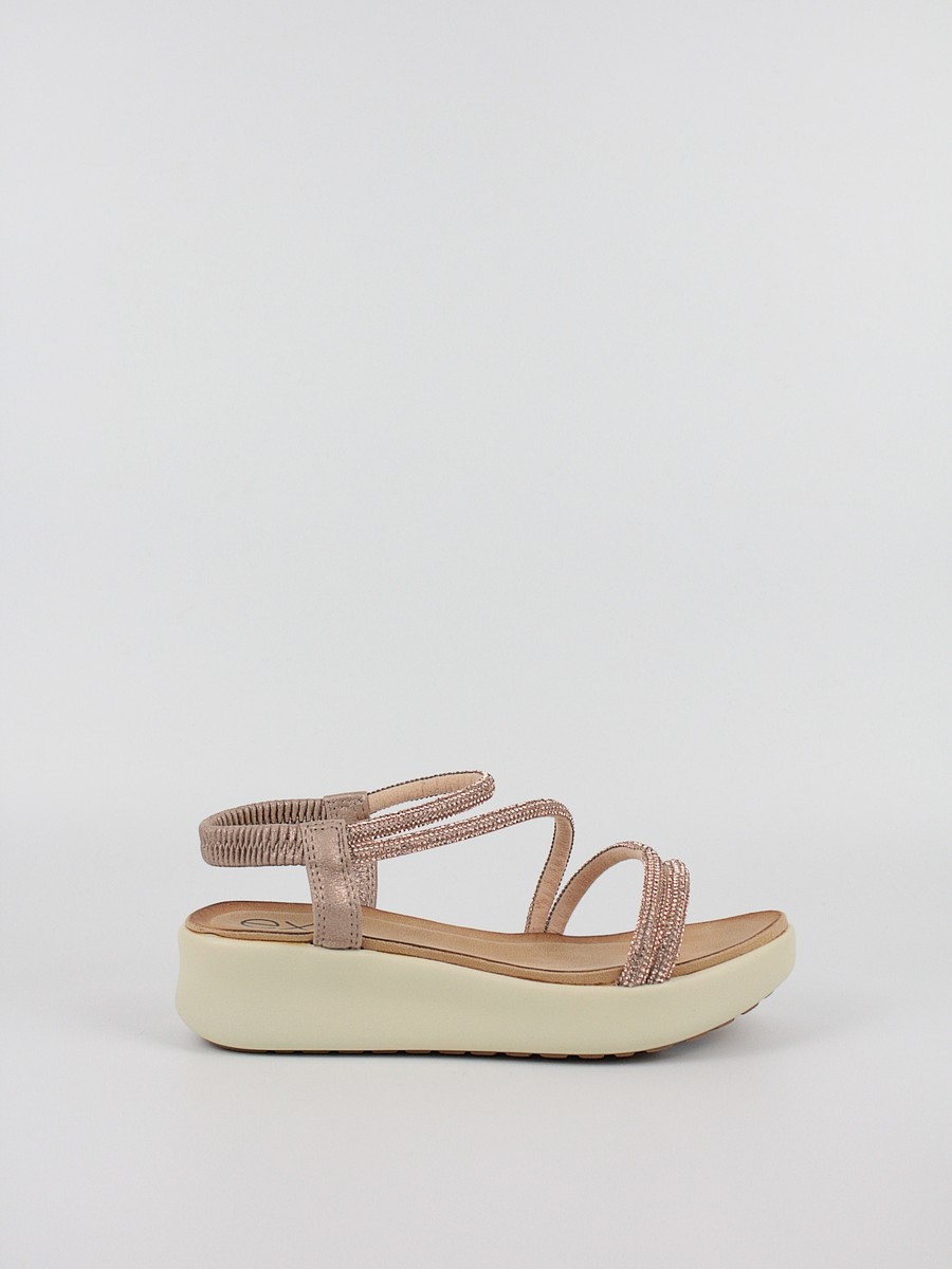 Women's Sandal Exe Q489Q720206E Pink-Gold