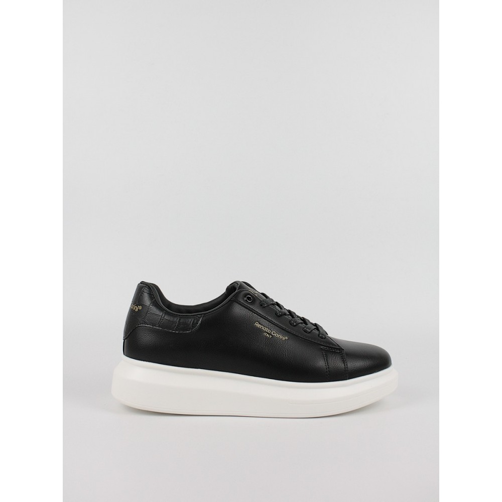 Ανδρικό Sneaker Renato Garini Q5700724312J Μαύρο Ανδρικό Sneaker Renato Garini Q5700724312J Μαύρο