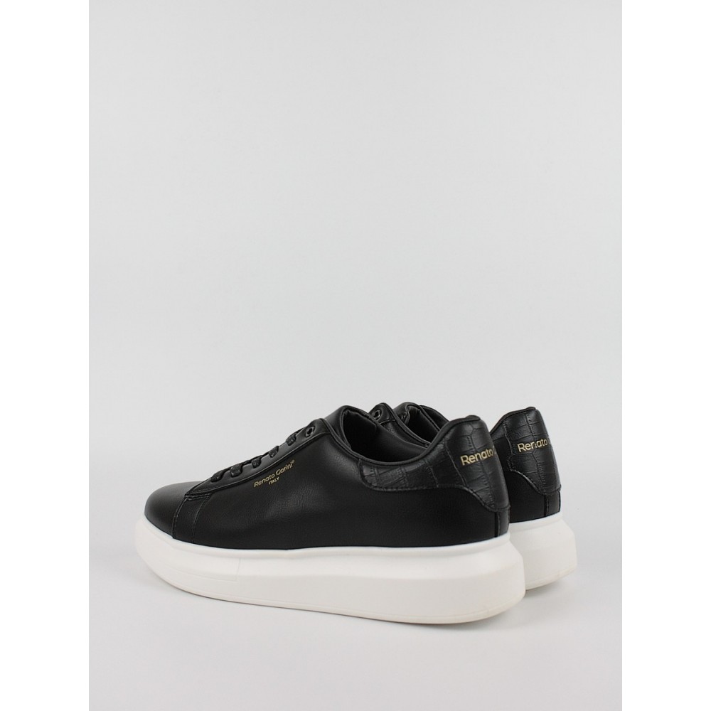 Ανδρικό Sneaker Renato Garini Q5700724312J Μαύρο Ανδρικό Sneaker Renato Garini Q5700724312J Μαύρο