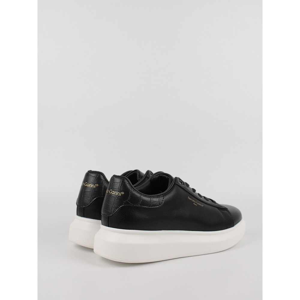 Ανδρικό Sneaker Renato Garini Q5700724312J Μαύρο Ανδρικό Sneaker Renato Garini Q5700724312J Μαύρο