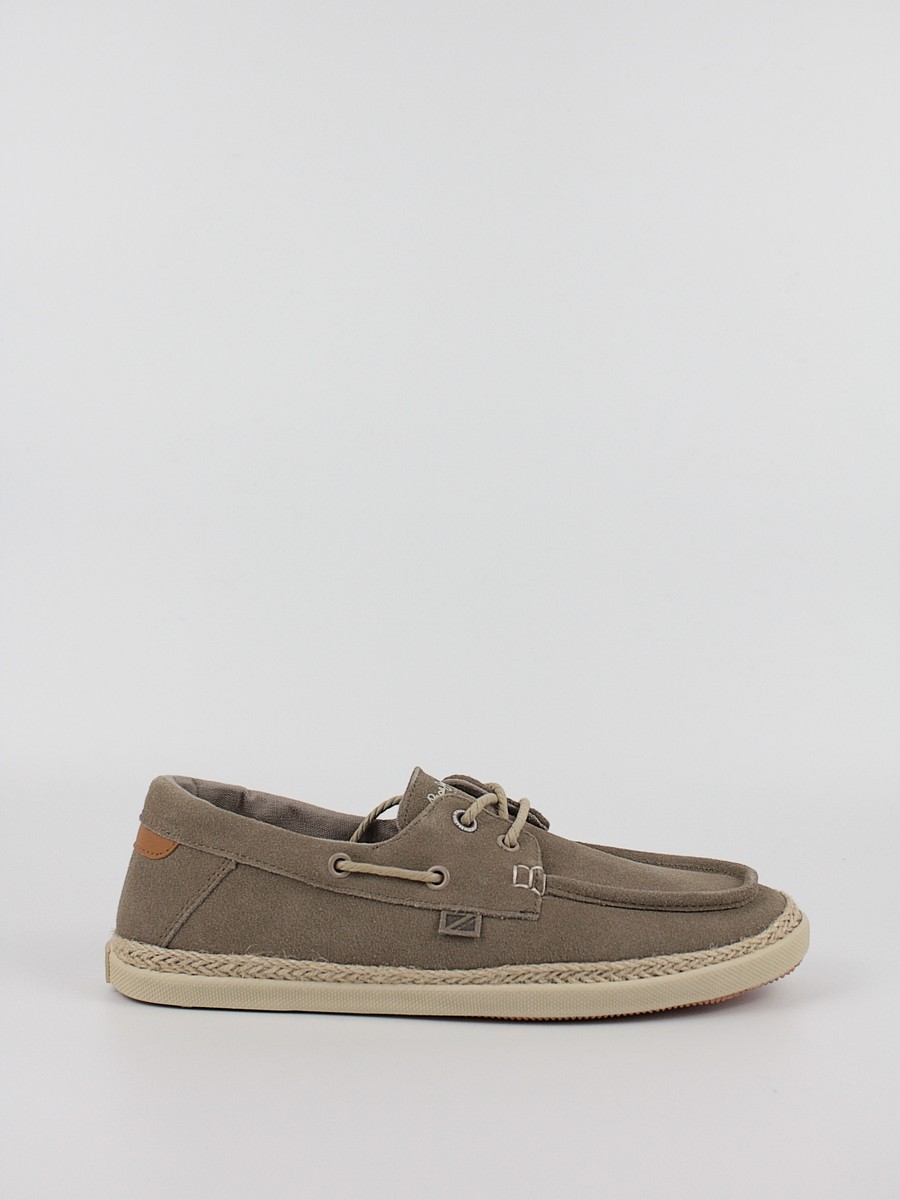 Ανδρικό Παπούτσι Pepe Jeans London Maui Sailor PMS30914-860 Μπεζ