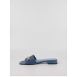 Γυναικεία Mules Tommy Hilfiger Th Chain Feminine Flat Sandal FW0FW06993-DBX Μπλε