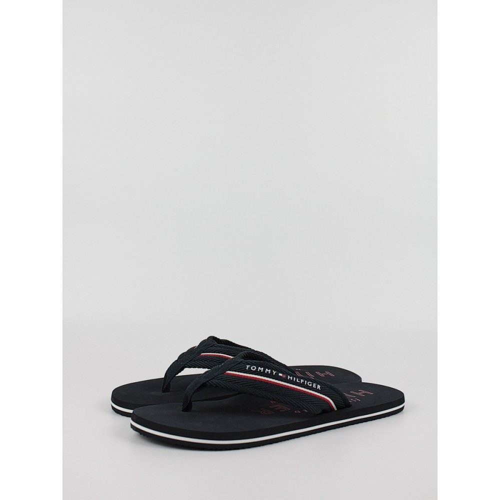 Ανδρική Σαγιονάρα Tommy Hilfiger Corporate Hilfiger Beach Sandal FM0FM04471-DW5 Μπλε Ανδρική Σαγιονάρα Tommy Hilfiger Corporate Hilfiger Beach Sandal FM0FM04471-DW5 Μπλε