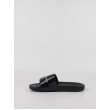 Women's Pool Slide Calvin KLein Slide Silver Monogram YW0YW00638-02Y Blueblack