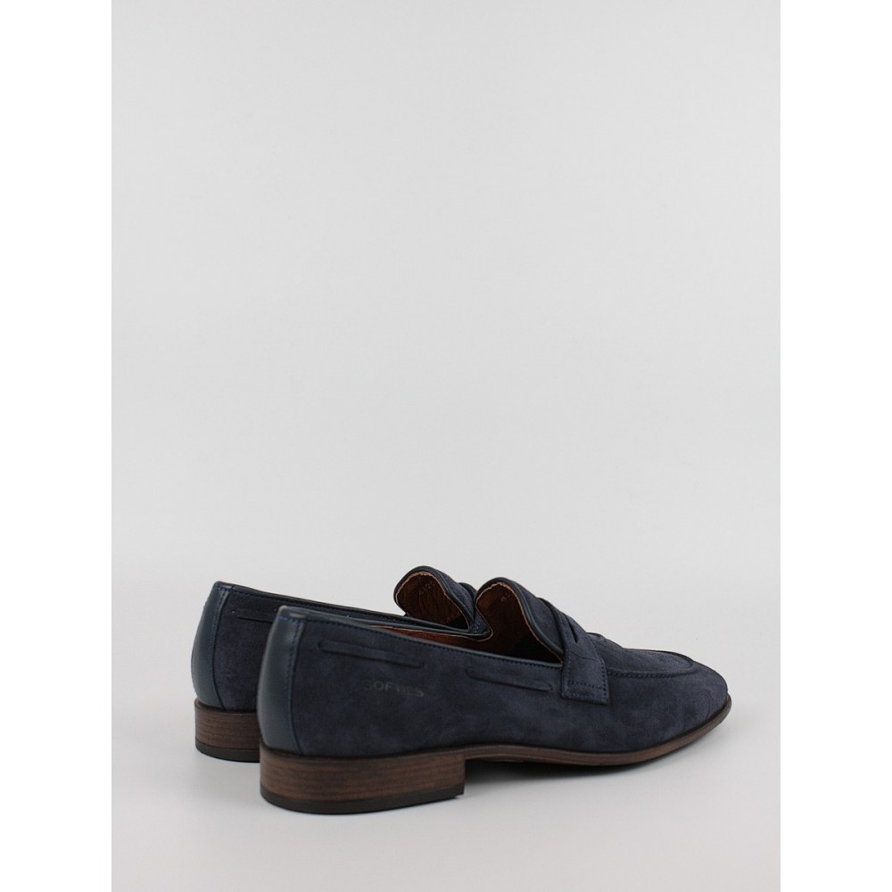 Men Moc Softies 8126-3915 Blue