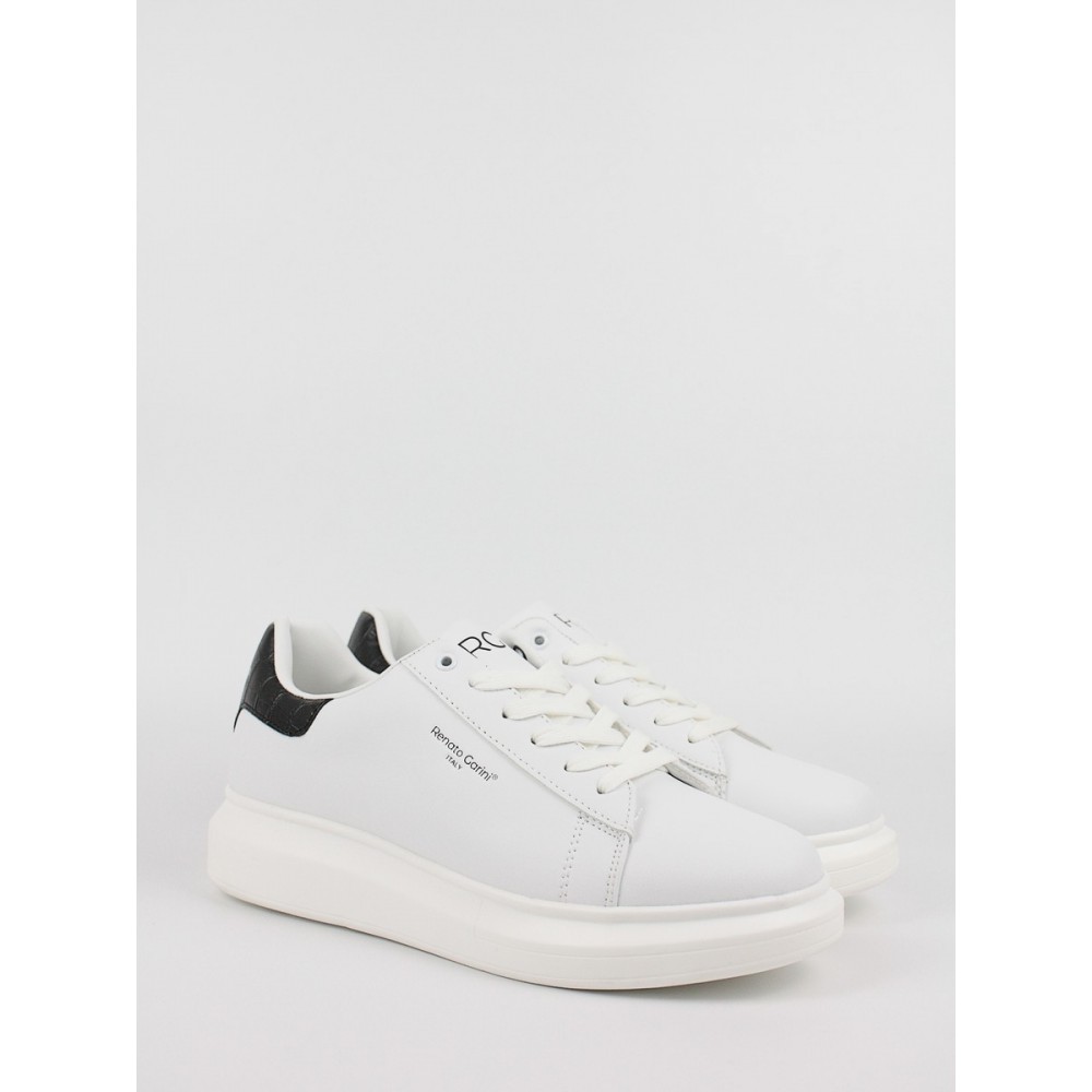 Ανδρικό Sneaker Renato Garini Q5700724375N Ασπρο Ανδρικό Sneaker Renato Garini Q5700724375N Ασπρο