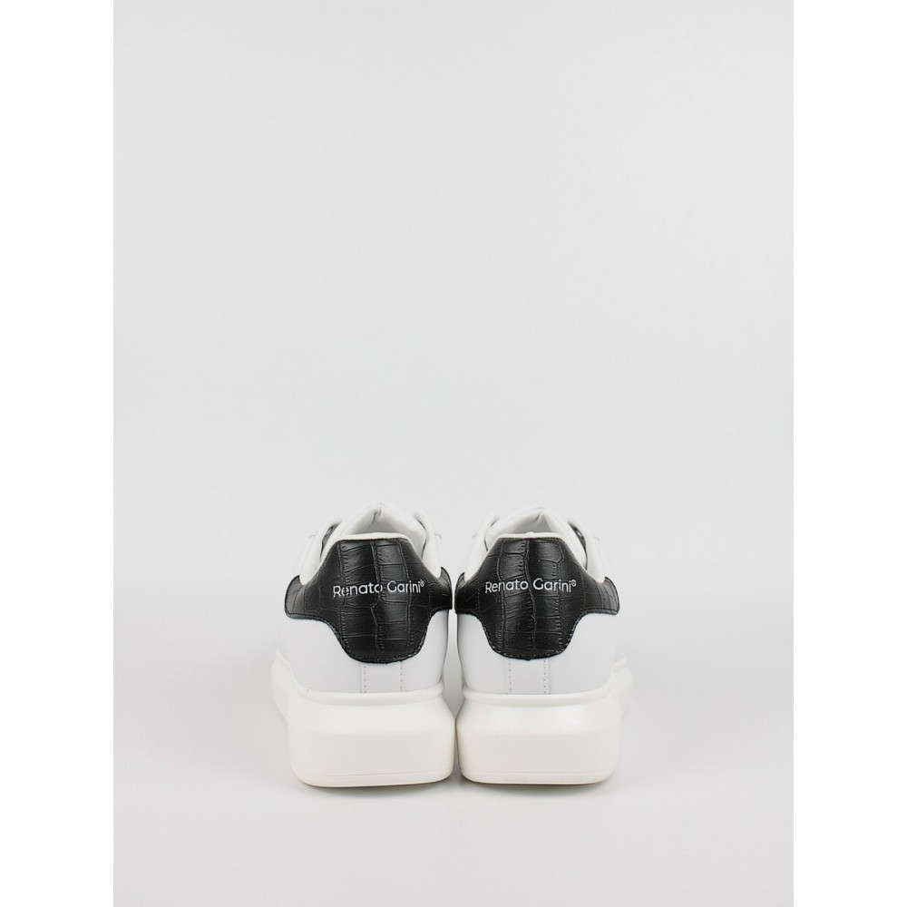 Ανδρικό Sneaker Renato Garini Q5700724375N Ασπρο Ανδρικό Sneaker Renato Garini Q5700724375N Ασπρο