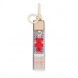 Women's Keychain Tous Llaverno Ribbon Square 2001862001 Multi-Biege