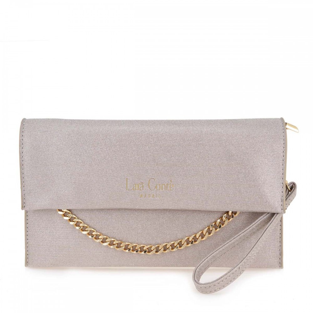 Women Clutch LARA CONTE MADRID Q6700931979C Lt. Gold