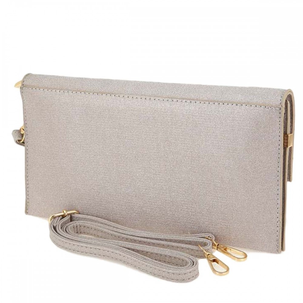 Women Clutch LARA CONTE MADRID Q6700931979C Lt. Gold