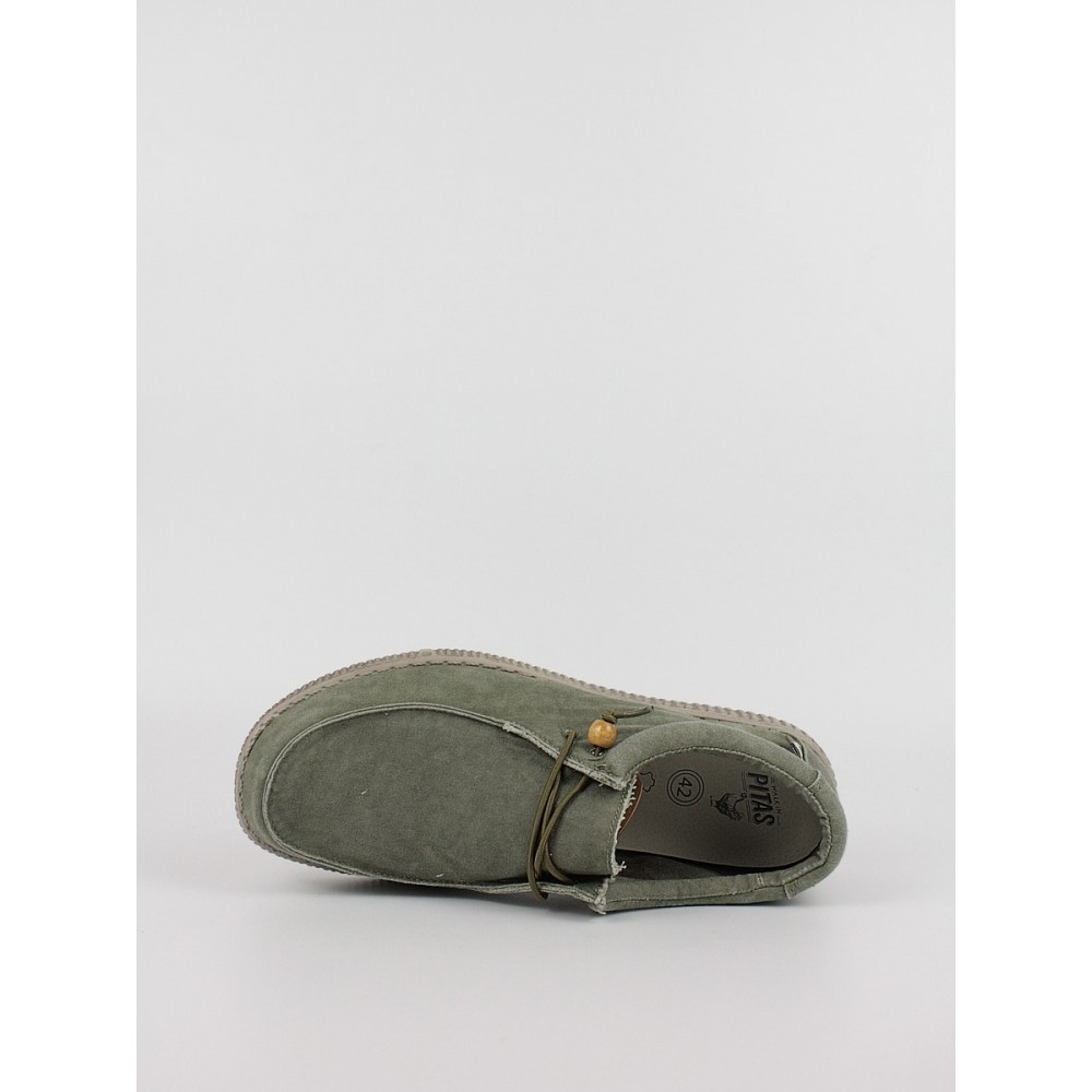 Ανδρικό παπούτσι Walk In Pitas Wallabi Washed WP150 Χακί Ανδρικό παπούτσι Walk In Pitas Wallabi Washed WP150 Χακί
