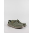 Men Shoe Walk In Pitas Wallabi Washed WP150 Khaki