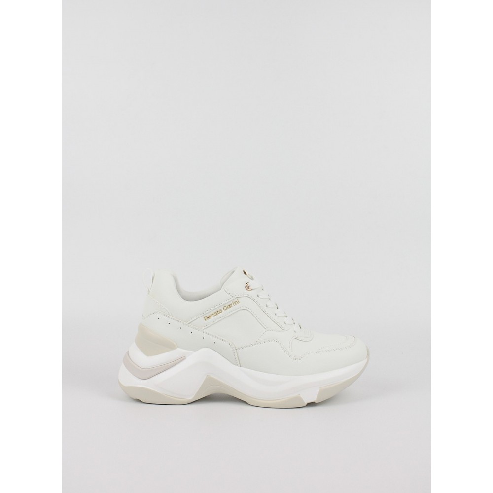 Γυναικείο Sneaker Renato Garini Q119R6183651 Ασπρο Γυναικείο Sneaker Renato Garini Q119R6183651 Ασπρο