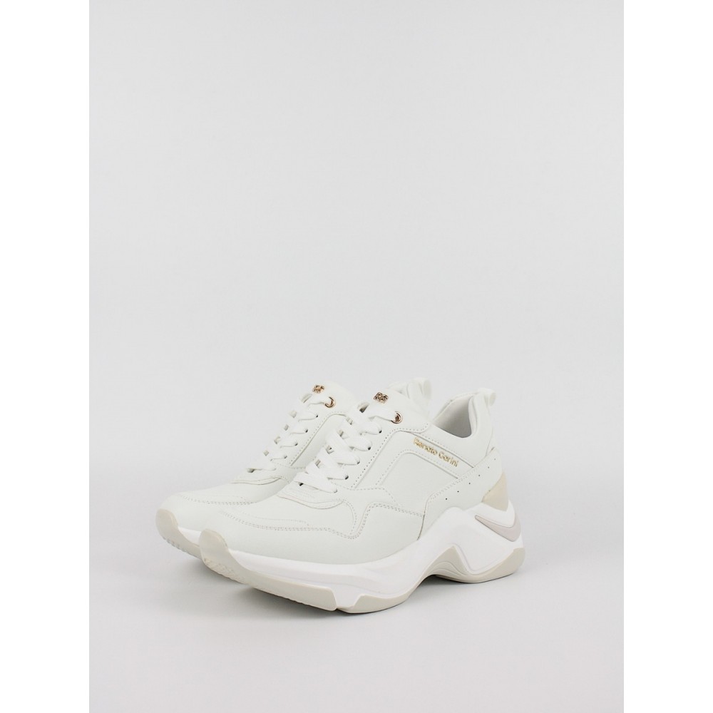 Γυναικείο Sneaker Renato Garini Q119R6183651 Ασπρο Γυναικείο Sneaker Renato Garini Q119R6183651 Ασπρο