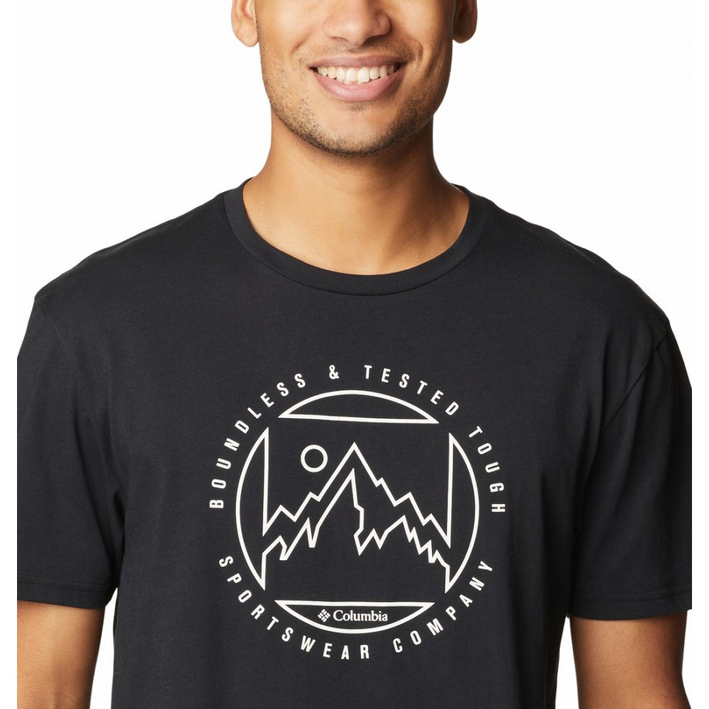 Ανδρική Μπλούζα Columbia Rapid Ridge™ Graphic Tee 1888813-020 Μαύρη