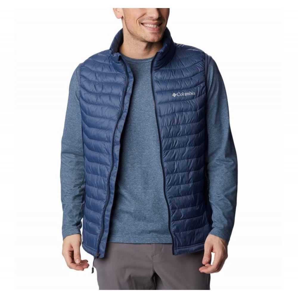 Ανδρικό Γιλέκο Columbia Powder Pass™ Vest 1842414-479 Μπλε Ανδρικό Γιλέκο Columbia Powder Pass™ Vest 1842414-479 Μπλε