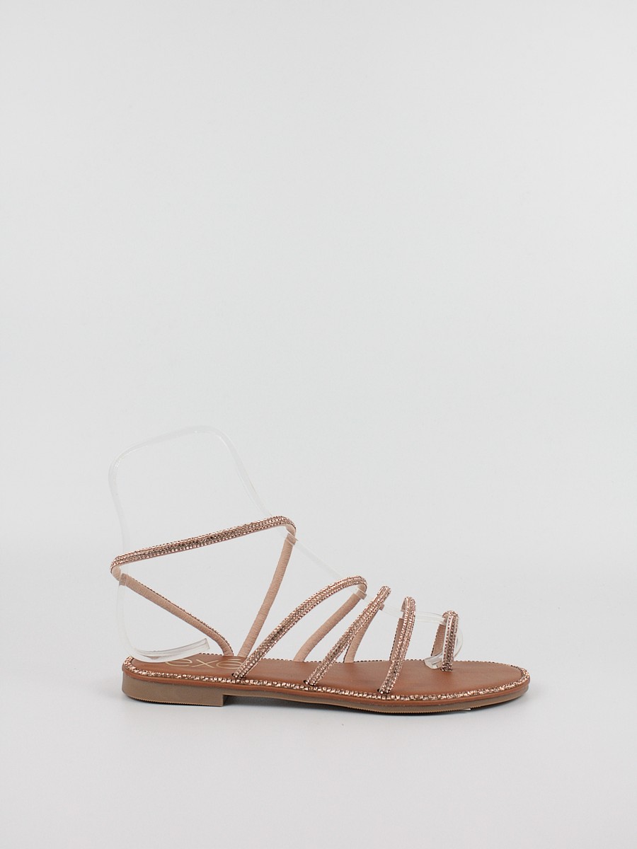 Women's Sandal Exe Q468D434143B Pink-Gold