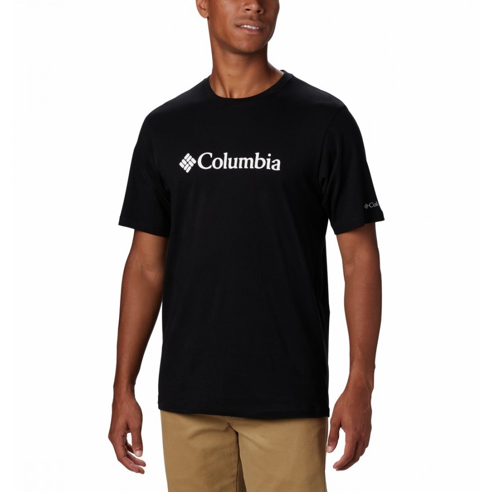 Ανδρική Μπλούζα Columbia CSC Basic Logo™ Short Sleeve Tee 1680053-010 Μαύρη