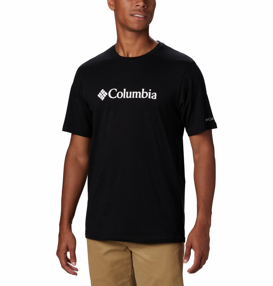 Ανδρική Μπλούζα Columbia CSC Basic Logo™ Short Sleeve Tee 1680053-010 Μαύρη