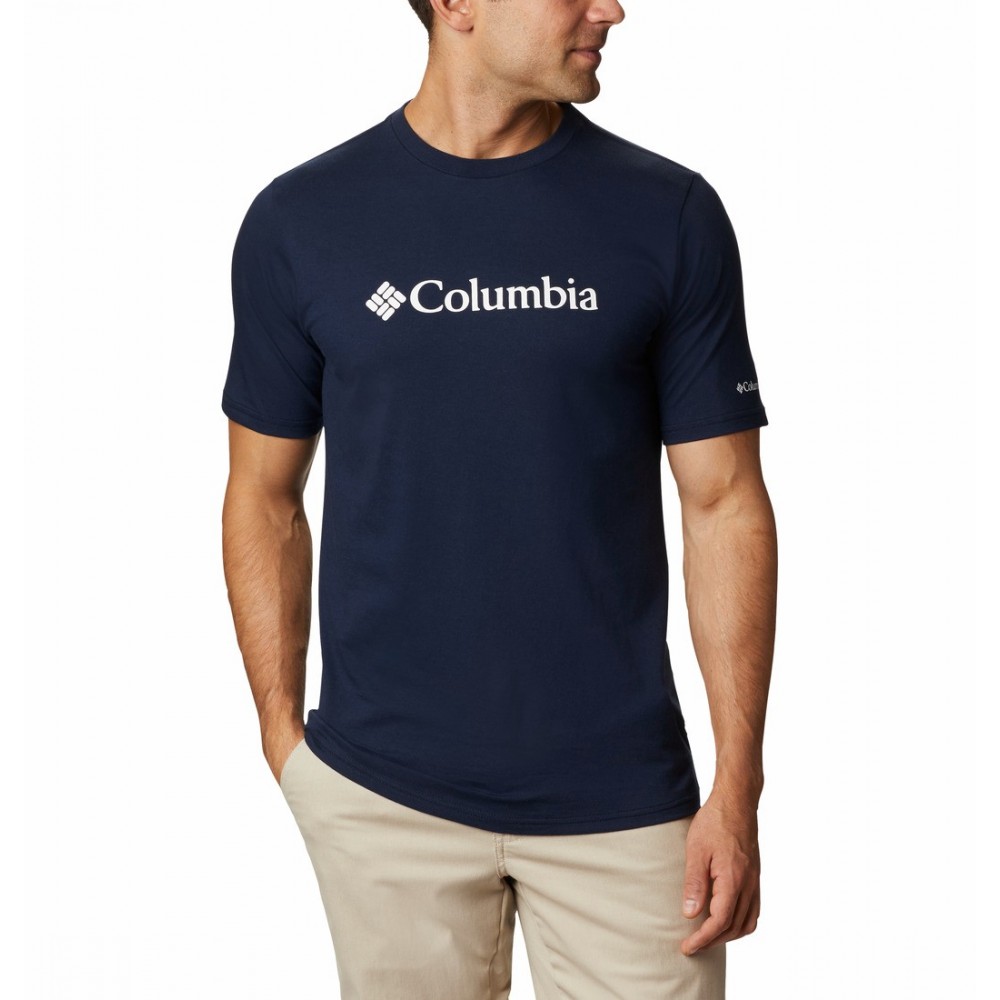 Ανδρική Μπλούζα Columbia CSC Basic Logo™ Short Sleeve Tee 1680053-467 Μπλε