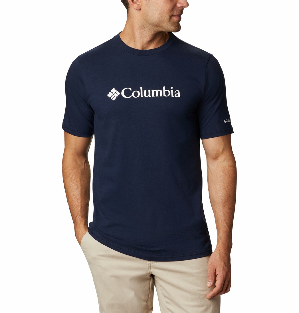 Ανδρική Μπλούζα Columbia CSC Basic Logo™ Short Sleeve Tee 1680053-467 Μπλε