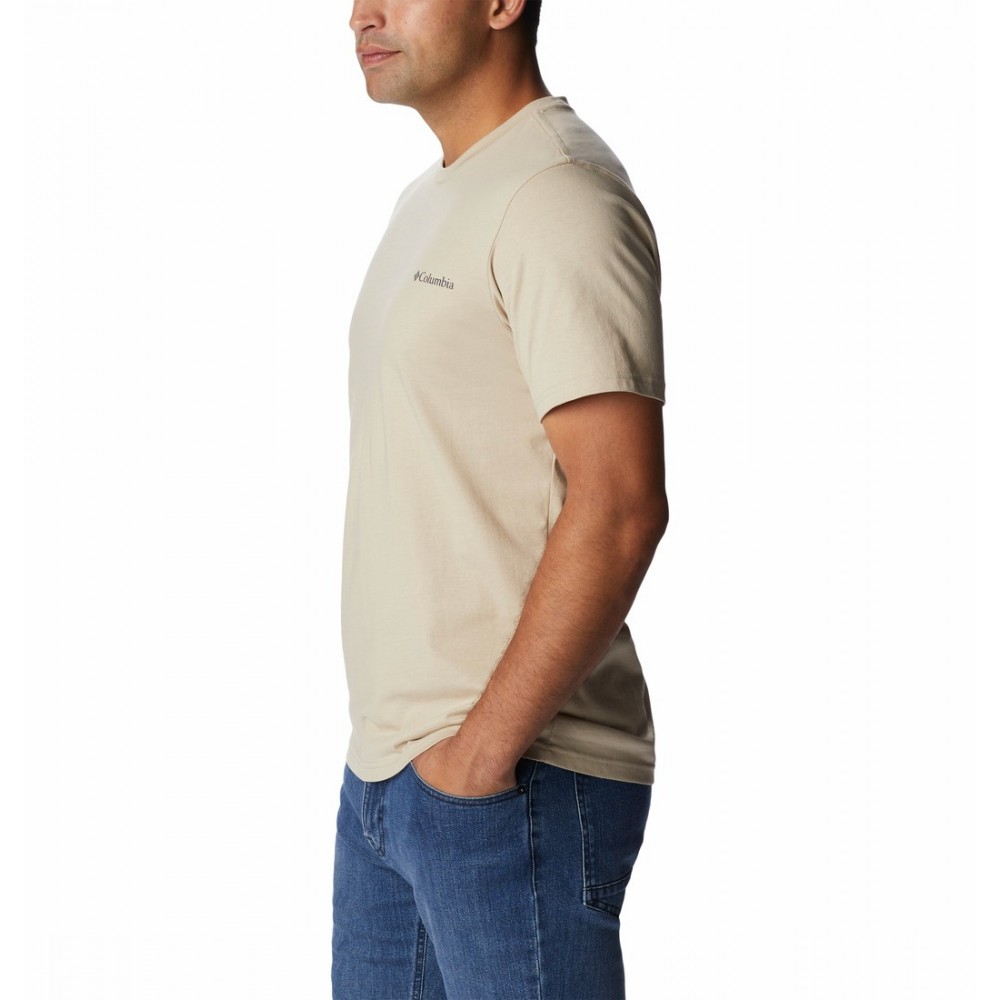 Men's Columbia Rapid Ridge™ Back Graphic Tee II 1934824-274 Biege