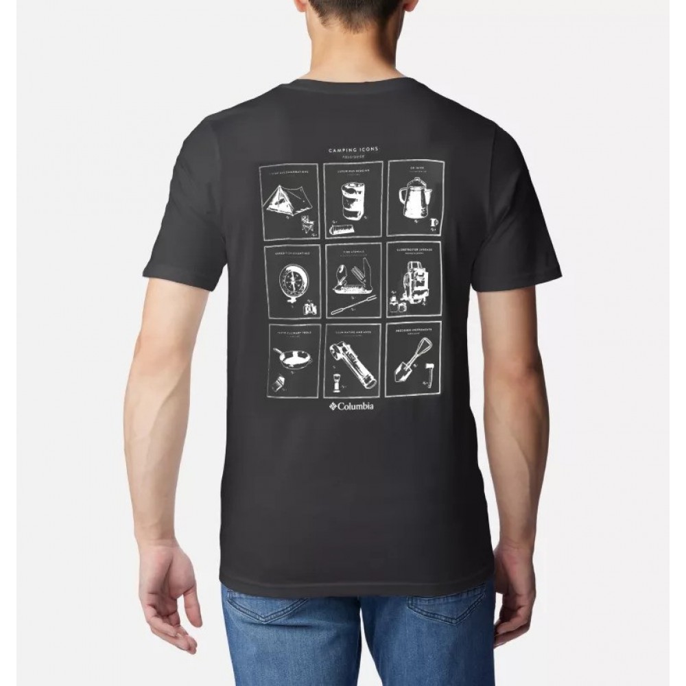 Ανδρική Μπλούζα Columbia Rapid Ridge™ Back Graphic Tee II 1934824-019 Μαύρη Ανδρική Μπλούζα Columbia Rapid Ridge™ Back Graphic Tee II 1934824-019 Μαύρη