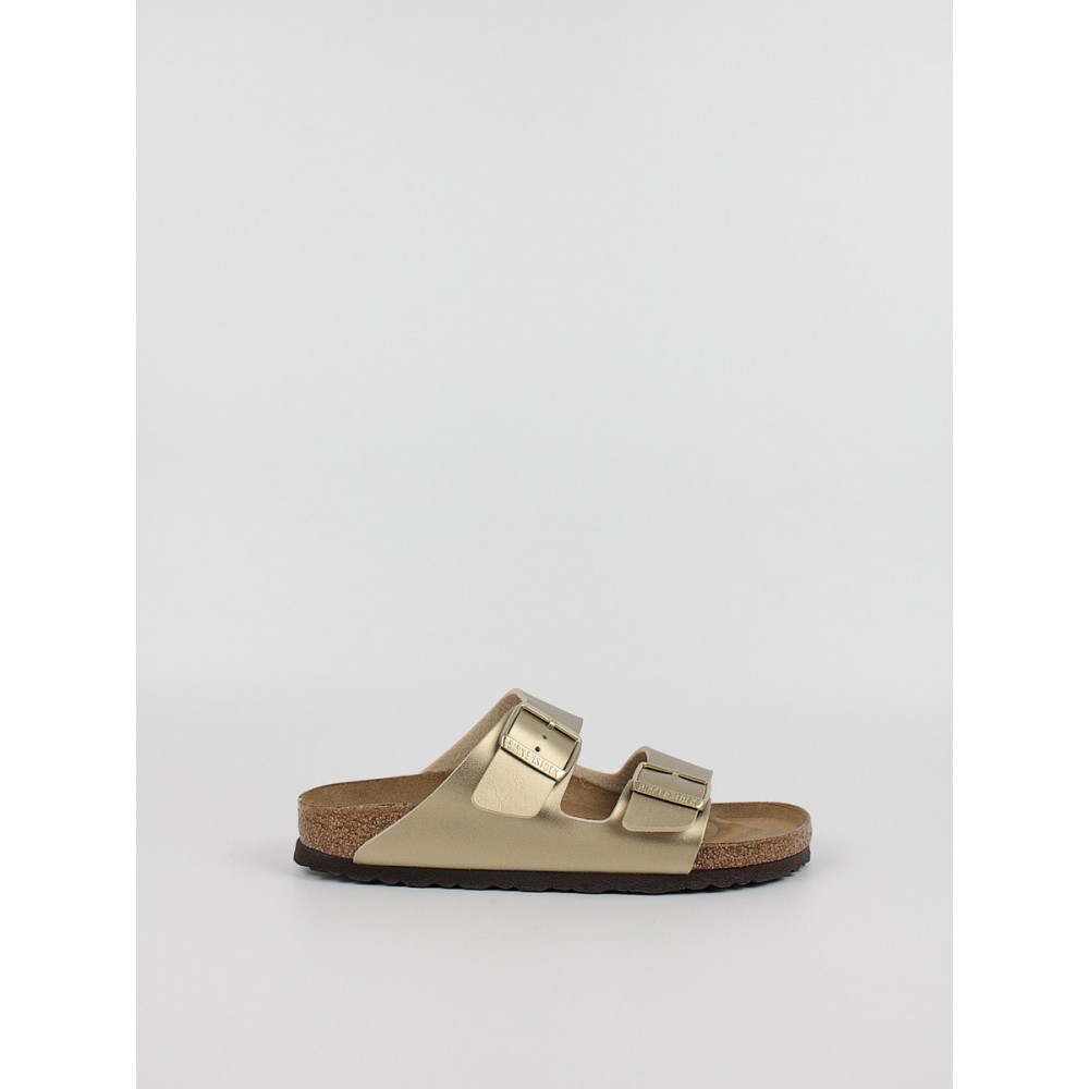 Women's Sandals Birkenstock Arizona Birko-Flor 1016111 Gold