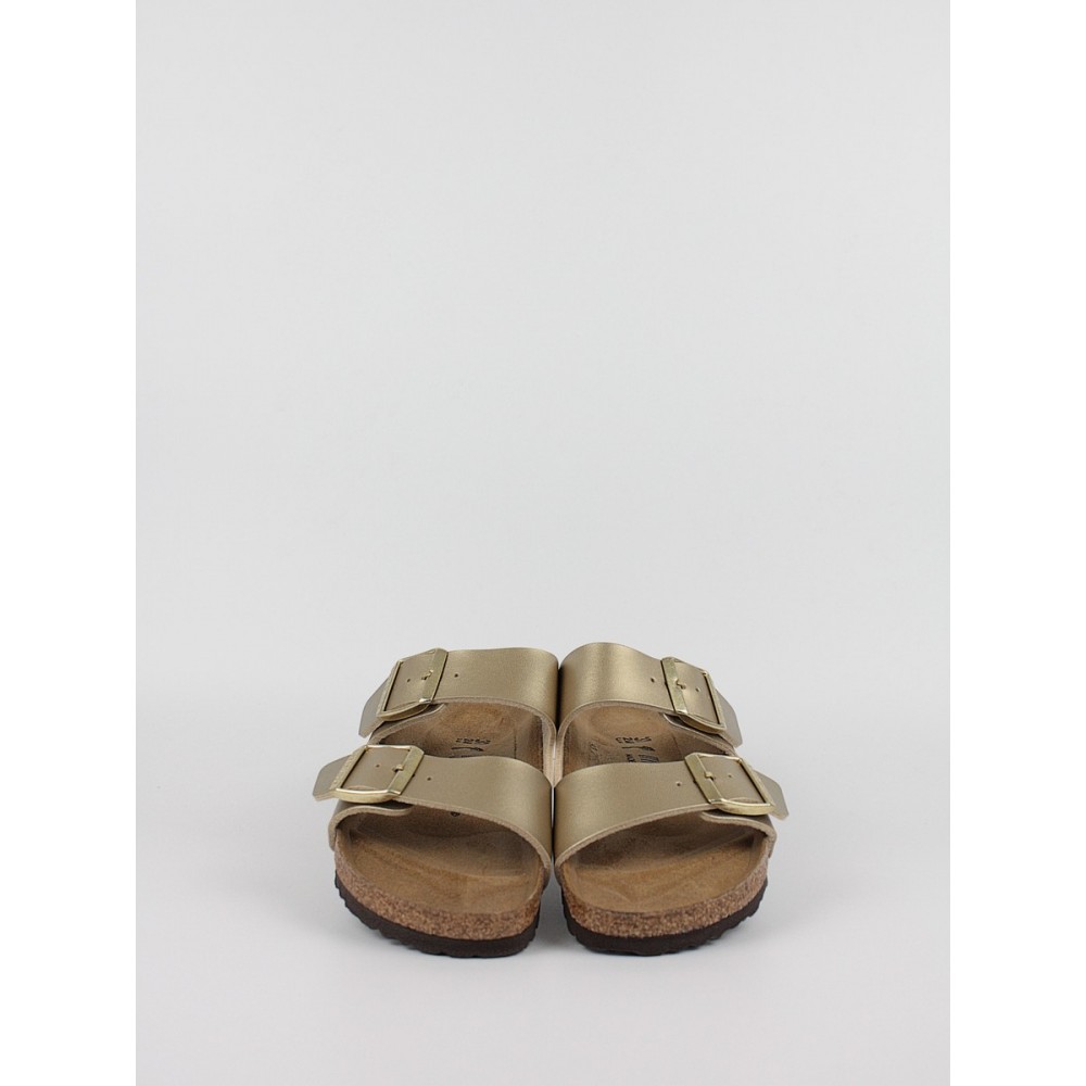 Women's Sandals Birkenstock Arizona Birko-Flor 1016111 Gold