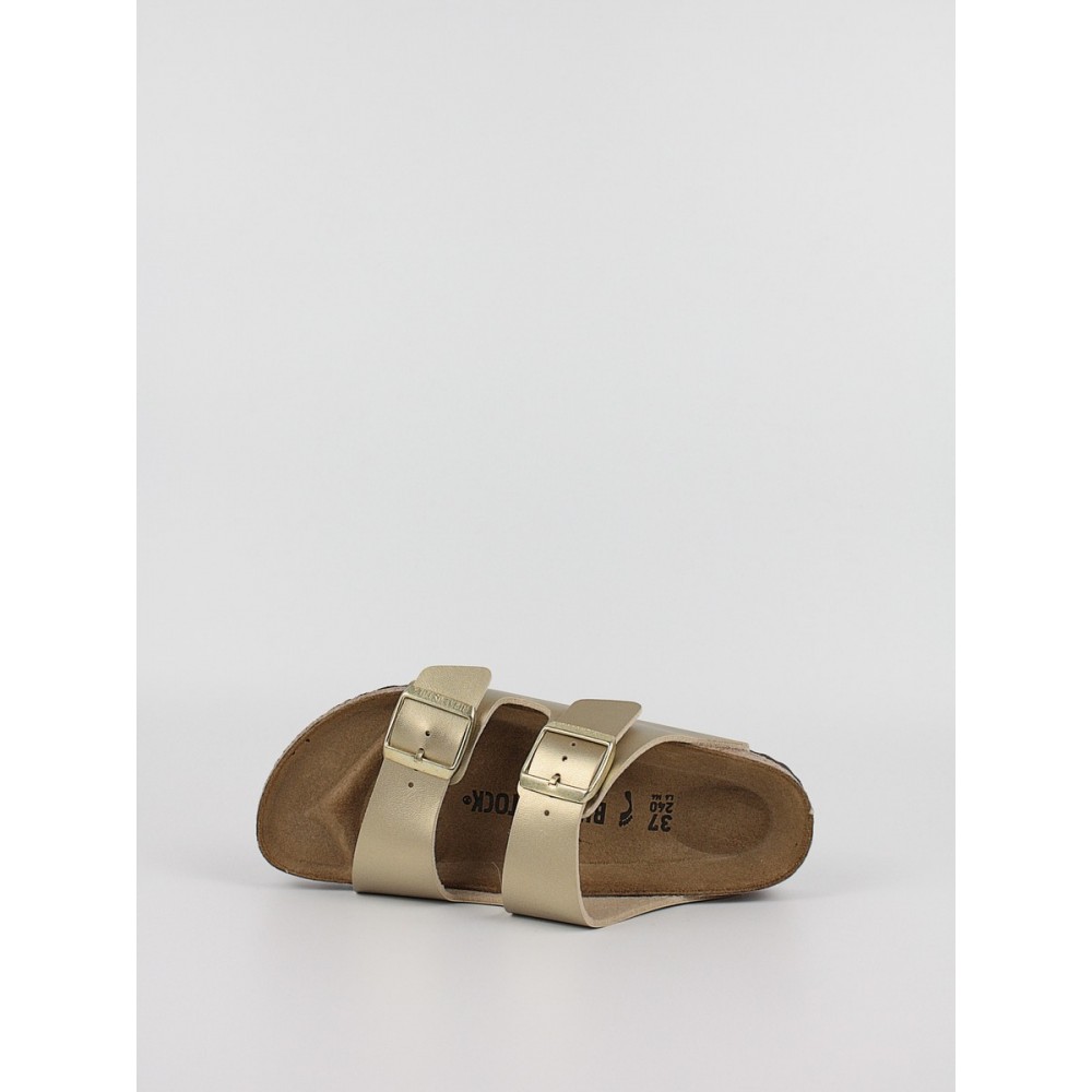 Women's Sandals Birkenstock Arizona Birko-Flor 1016111 Gold