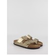 Women's Sandals Birkenstock Arizona Birko-Flor 1016111 Gold