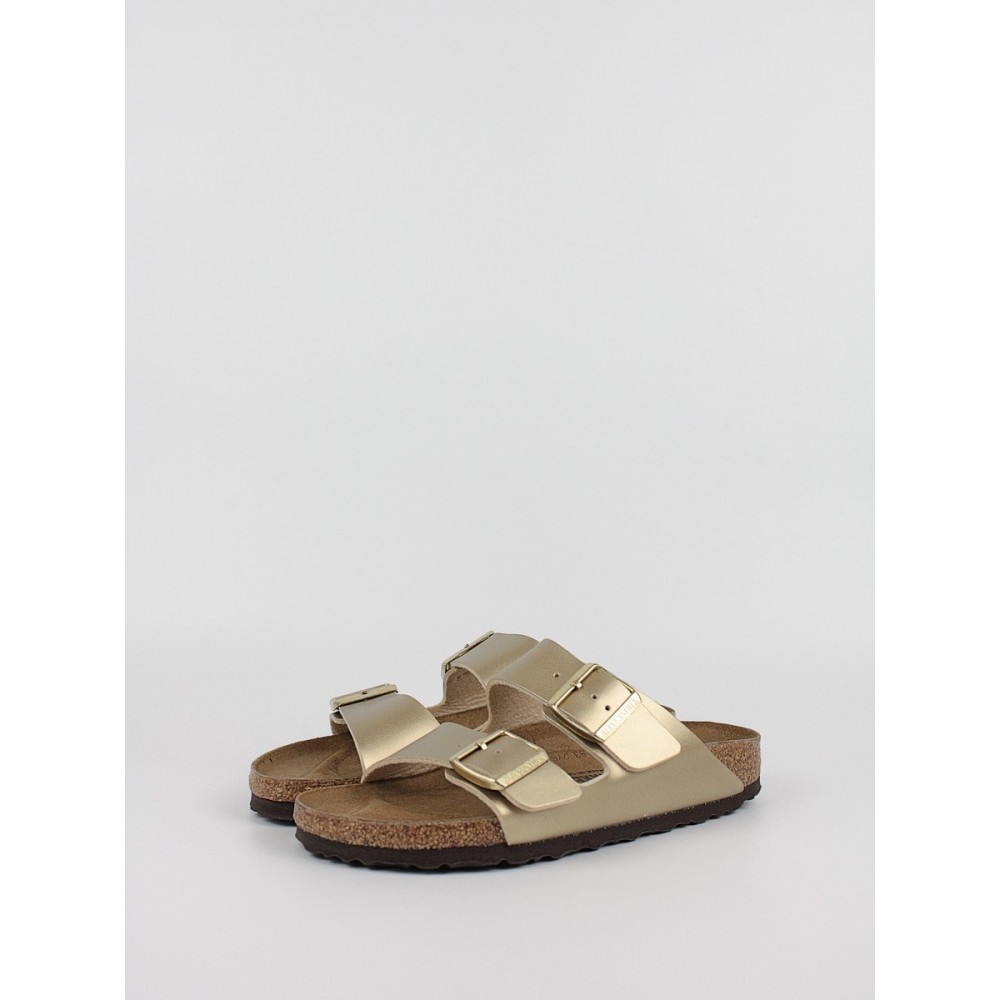 Women's Sandals Birkenstock Arizona Birko-Flor 1016111 Gold