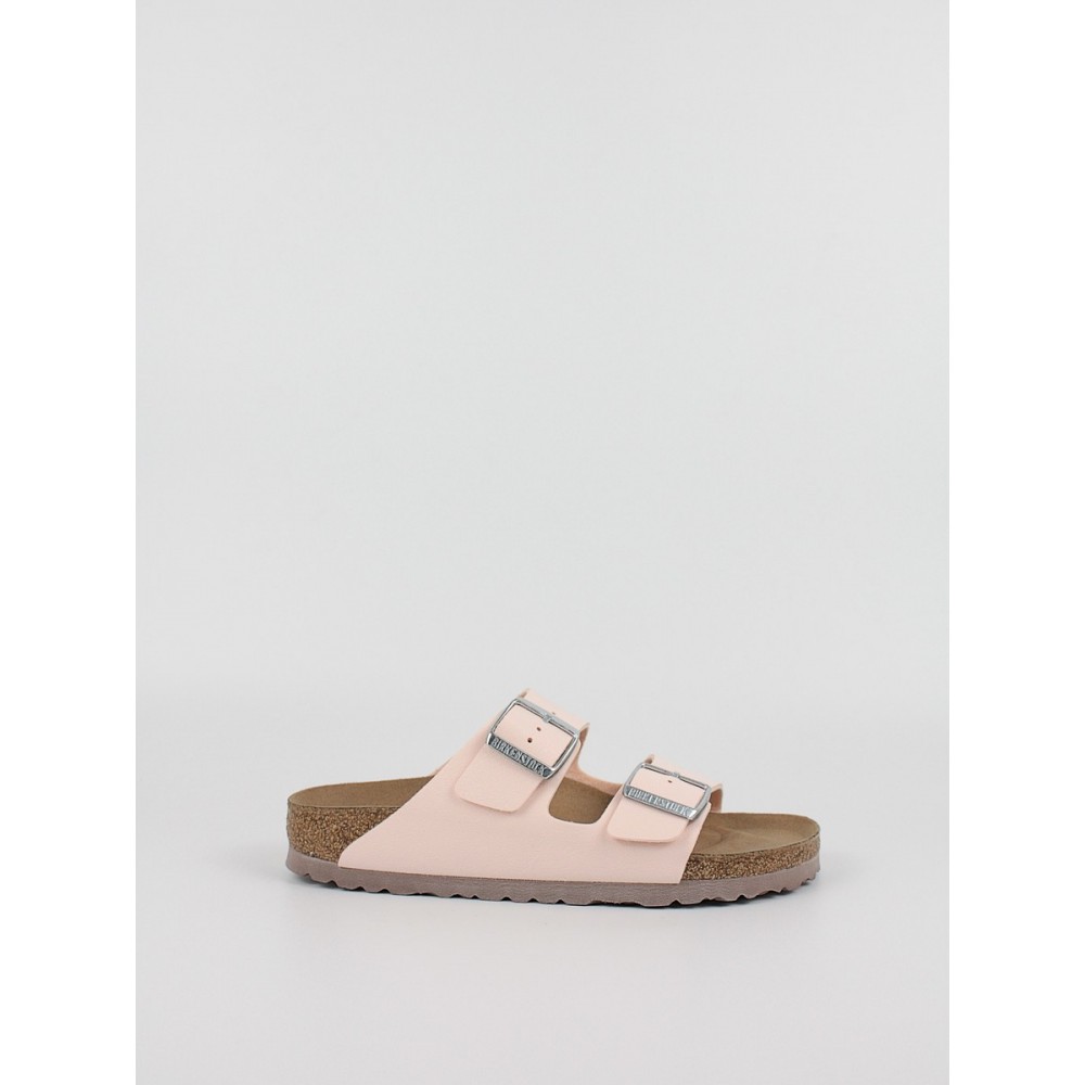 Women's Sandals Birkenstock Arizona Vegan Birko-Flor 1019635 Light Rose