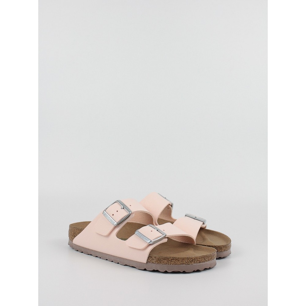 Women's Sandals Birkenstock Arizona Vegan Birko-Flor 1019635 Light Rose