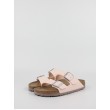 Women's Sandals Birkenstock Arizona Vegan Birko-Flor 1019635 Light Rose