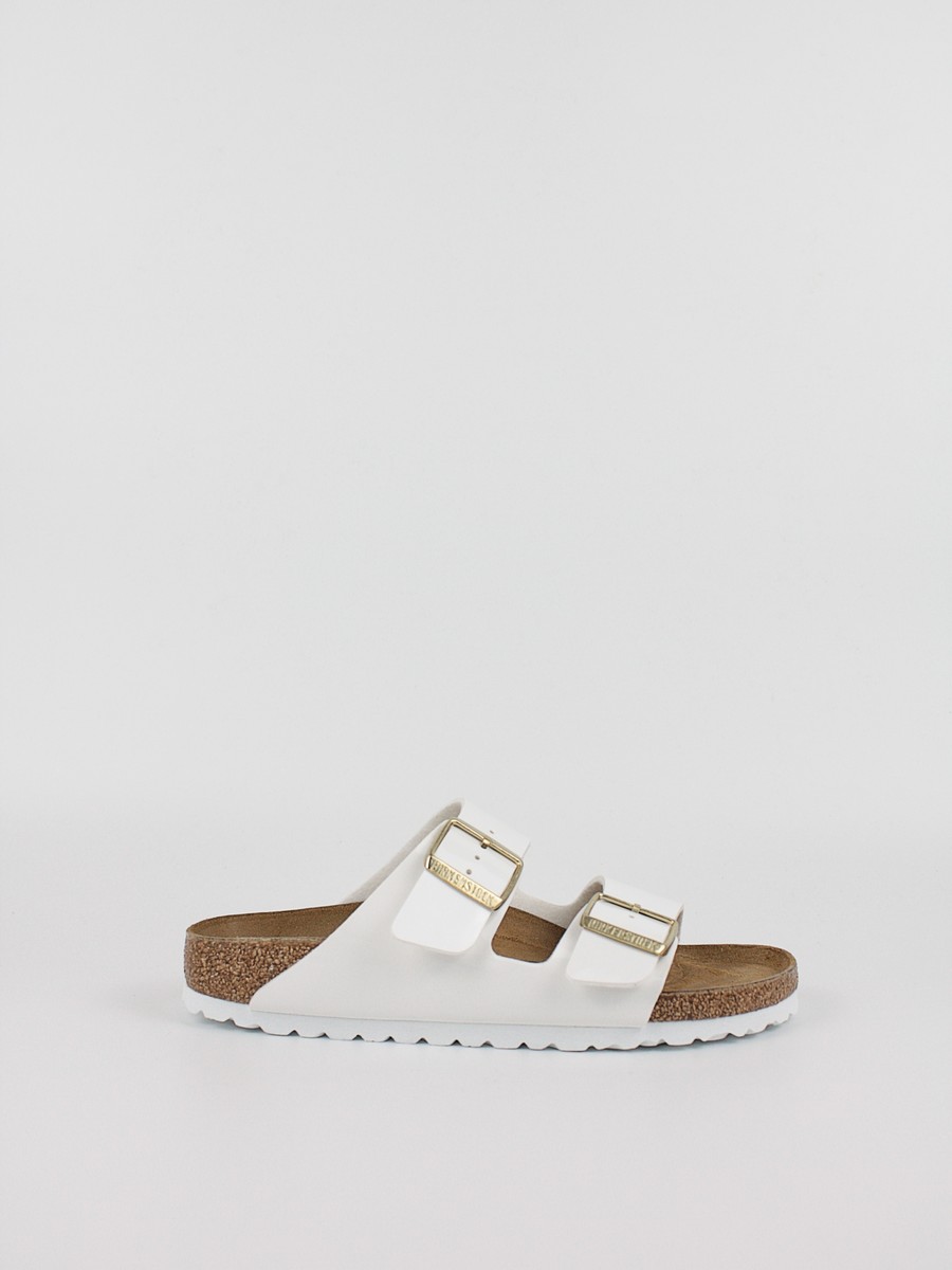 Women's Sandals Birkenstock Arizona Bf 1005294 White Patent