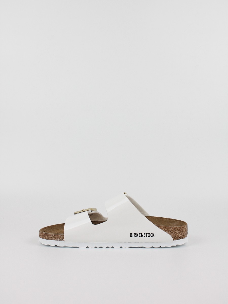 Women's Sandals Birkenstock Arizona Bf 1005294 White Patent