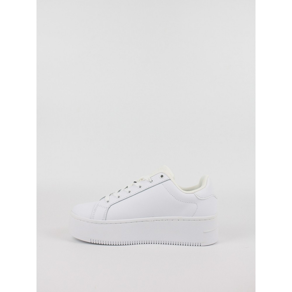 Γυναικεία Sneaker Tommy Hilfiger Tommy Jeans Flatform Essential EN0EN02043-YBR Ασπρο