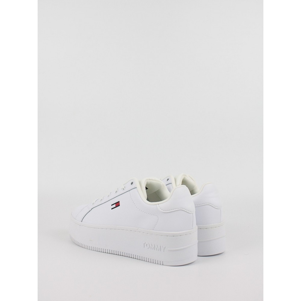 Women Sneaker Tommy Hilfiger Tommy Jeans Flatform Essential EN0EN02043-YBR White