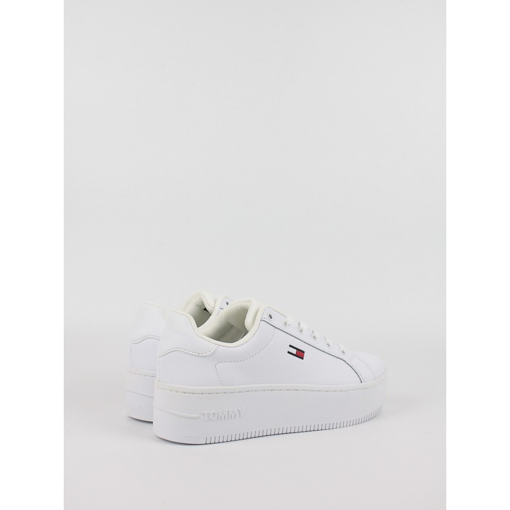 Women Sneaker Tommy Hilfiger Tommy Jeans Flatform Essential EN0EN02043-YBR White