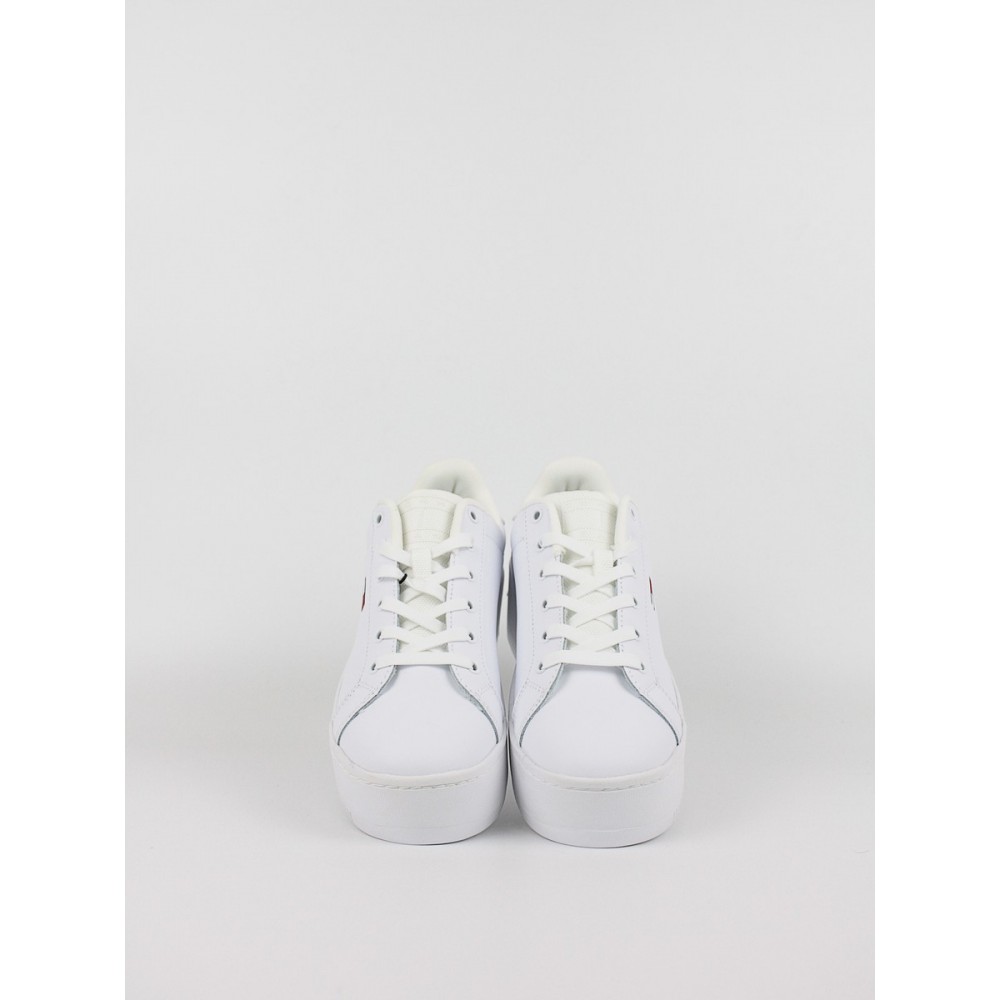 Γυναικεία Sneaker Tommy Hilfiger Tommy Jeans Flatform Essential EN0EN02043-YBR Ασπρο