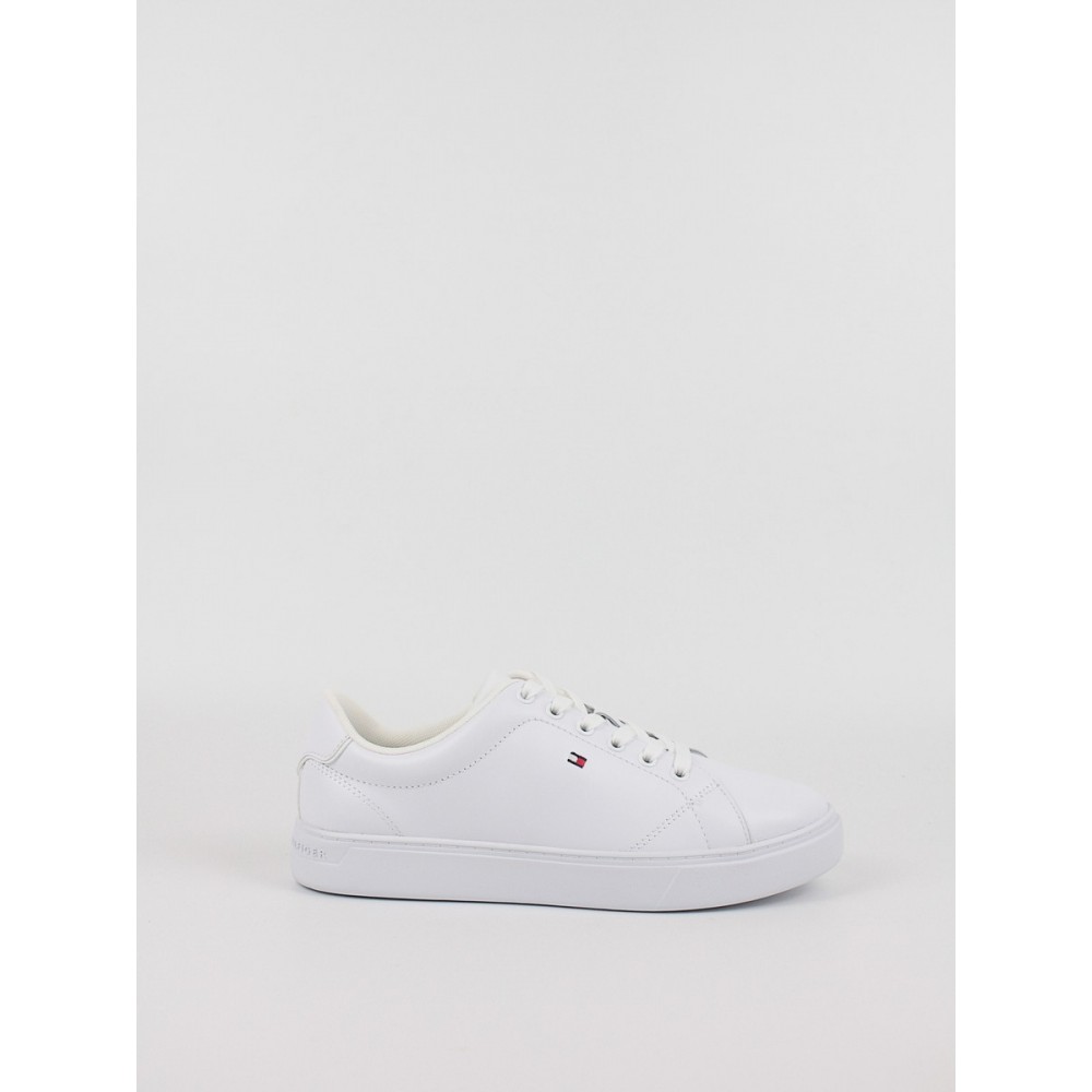 Women Sneaker Tommy Hilfiger Essential Court Sneaker FW0FW07427-YBS White
