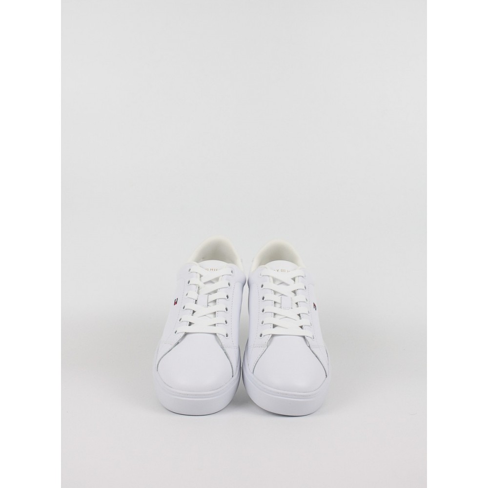 Women Sneaker Tommy Hilfiger Essential Court Sneaker FW0FW07427-YBS White