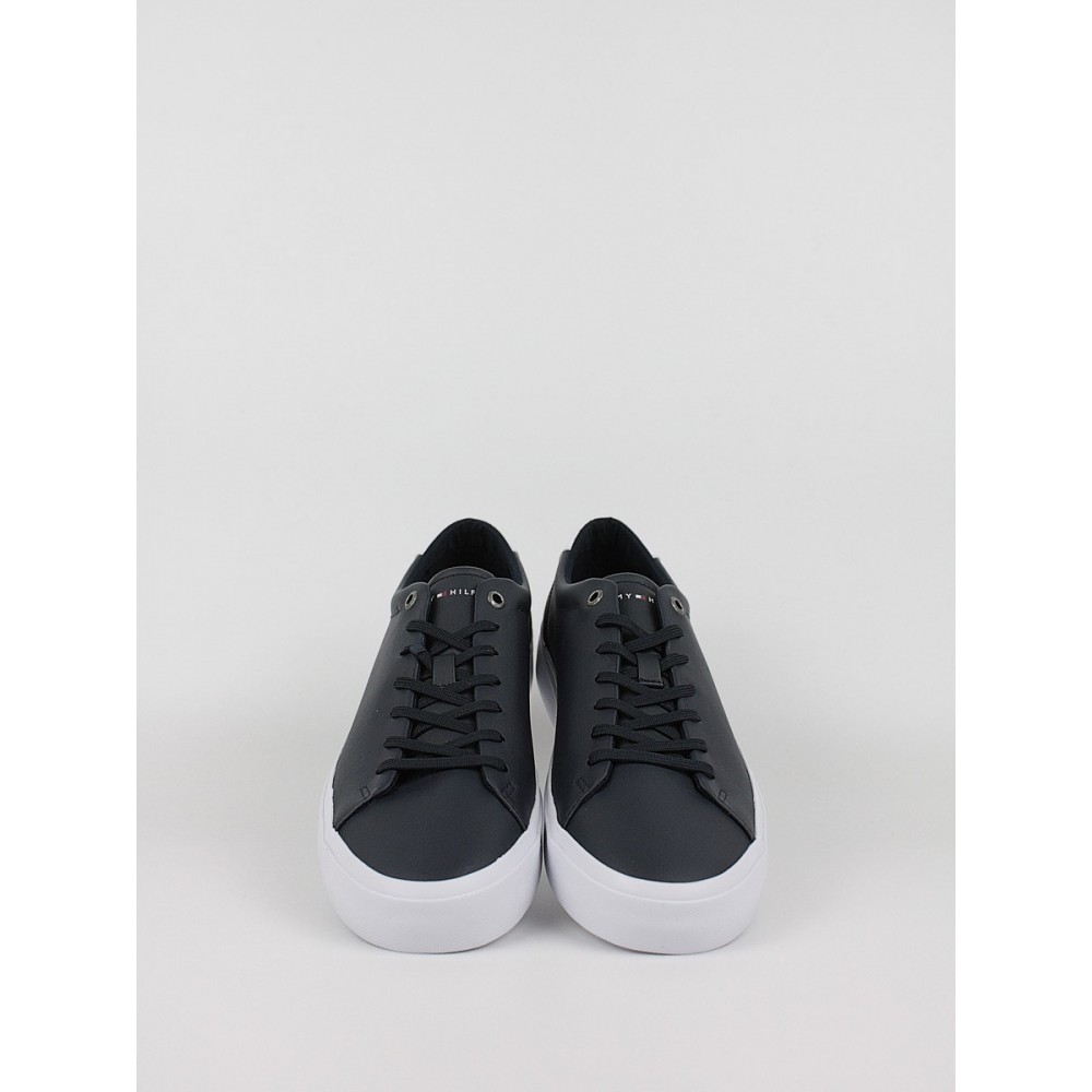 Ανδρικά Sneaker Tommy Hilfiger Corporate Leather Detail Vulc FM0FM04589-DW5 Μπλε