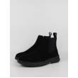 Men Boot Tommy Hilfiger Premium Th Suede Hybrid Chelsea FM0FM04683-BDS Black